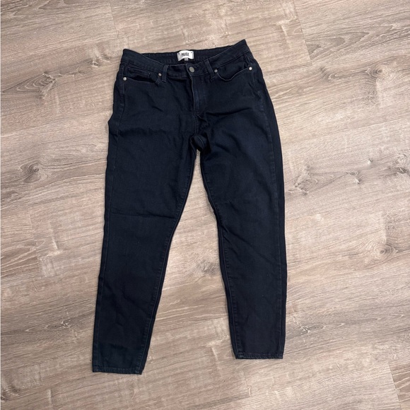 Paige Dark Blue Women's Jeans - Picture 1 of 5